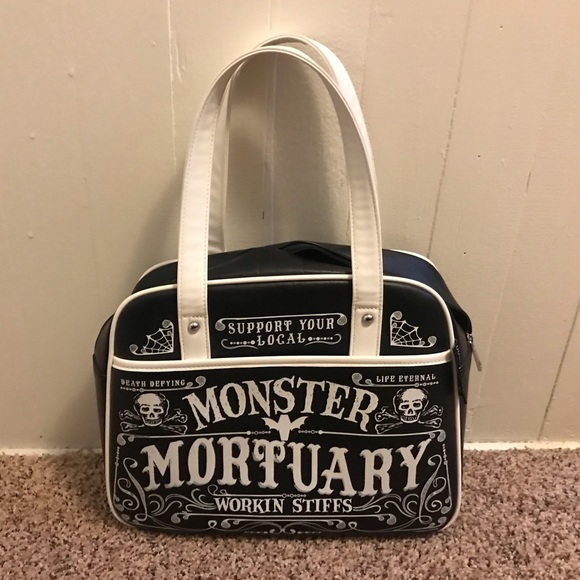 Sourpuss Handbags - Sourpuss Clothing Monster Mortuary purse